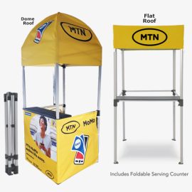 Deluxe Alu Vendor Kiosk Gazebo 1M X 1M
