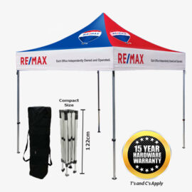 Deluxe Alu Compact Branded Gazebo 2m x 2m