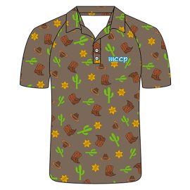 Vibrant Golf Shirt Cowboy Brown